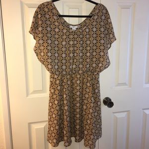 Bar III geometric print dress